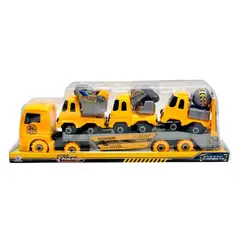 GENERICO - Juguete Tractomula Para Camiones Armables de Construcción