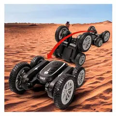 GENERICO - Carro A Control Remoto Stunt Rollover Batería Recargable