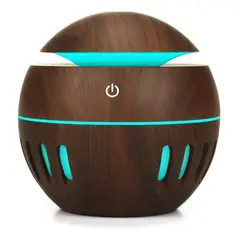 GENERICO - Humidificador Difusor de Aromas 130ml Redondo Para Hogar Oficina