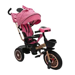 MAXIBABY - Triciclo Infantil Paseador Silla Giratoria Mp3 Musica Luces