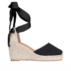 FRATTINI - Plataforma de Mujer marca en Color NEGRO / SAND.KENIA-03