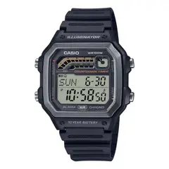 CASIO - Reloj Referencia WS-1600H-1A Diseño Deportivo