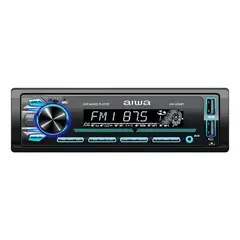 AIWA - Radio Carro APP Bluetooth USB AUX 7 Colores Desmontable AW-3240BT