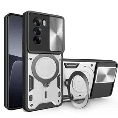 GENERICO - Estuche Armo Antigolpe Compatible con Oppo Reno 12 Gris