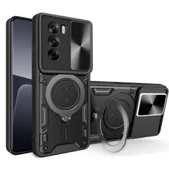 GENERICO - Estuche Armo Antigolpe Compatible con Oppo Reno 12 Negro