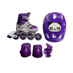 GENERICO - KIT PATINES TODO EN UNO RECREATIVO TALLA S