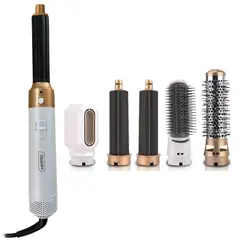 MERTEC - Cepillo secador multifuncional 5 en 1 MT019W Blanco