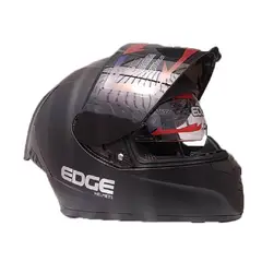 EDGE HELMETS - Casco Edge Integral Racer Sólido Certificación DOT - M