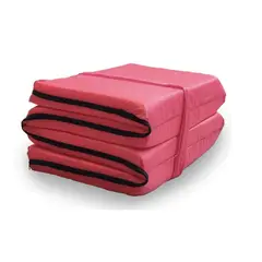 STALION - Colchoneta camping plegable impermeable 180x65x7 cm Roja