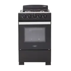 HACEB - Estufa de Piso ROMERO 50cm Gas Natural Horno Negro