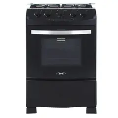 HACEB - Estufa de Piso 60cm Gas Natural Horno OREGANO Negro