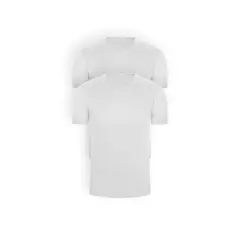 DIANE & GEORDI - Camiseta cuello redondo (Pack X2)(2020) - Blanco