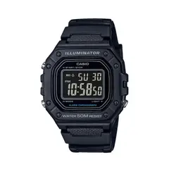 CASIO - Reloj w-218h-1bvdf Para Hombre En Resina Original