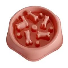 GENERICO - Plato Mascota Antireflujo Alimentación Lenta Perro Gato