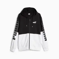 PUMA - BUZO CON CAPOTA POWER COLORBLOCK 676763-01