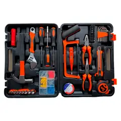 MERTEC - Kit de Herramientas 113 piezas MT028B Negro