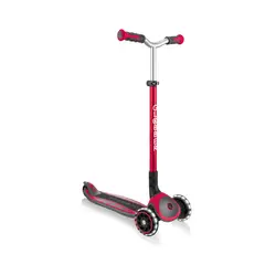GLOBBER - PATINETA PARA NIÑOS DE 4 A 14 AÑOS - LUCES LED - PLEGABLE