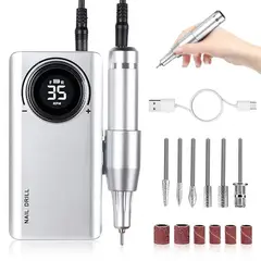 ULTRABELLA - Pulidor Drill Esmeril De uñas Portátil Recargable Inalámbrico Digital