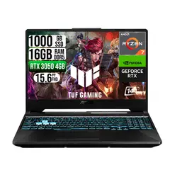 ASUS - TUF GAMING AMD RYZEN 7-7445HS 3050 4GB SSD 1TB RAM 16GB LED 15,6 FHD 144Hz