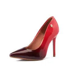 VIZZANO - Tacon Stiletto Alto Difuminado Rojo -