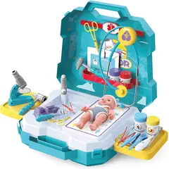 GENERICO - Juguete Kits de médicos con estetoscopio de trabajo real