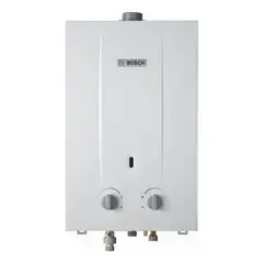 BOSCH - Calentador de Agua Gas Natural 6 Lt Tiro Forzado 586