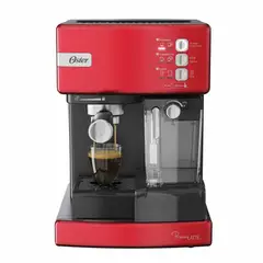 OSTER - Cafetera Expreso 15 Bares BVSTEM6603R Rojo