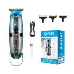 KEMEI - Patillera recargable para hombre profesional para barbería 2258