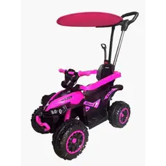 GENERICO - Carro Cuatrimoto Para Niños Musical Luces Bluetooth Usb Guía