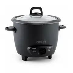 PLUS SOLUTIONS - Olla Arrocera OnOff de 1 Libra Negra RP1550