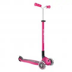 GLOBBER - PATINETA PARA NIÑAS DE 4 A 14 AÑOS - LUCES LED - PLEGABLE