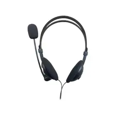 STARTEC - Audifonos Diadema St-hp-202A Plug 35mm Negro Con Microfono
