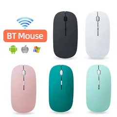 GENERICO - Mouse VERDE Inalambrico USB y Bluetooth + Obsequio Pad Mouse