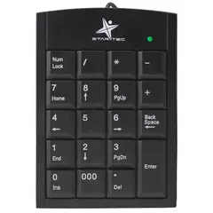 STARTEC - Teclado Numerico Star Tec St-Nk-08 USB Negro