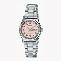 CASIO - Reloj Para Dama Elegante LTP-V006D-4B Esfera Rosado Numeros Romanos