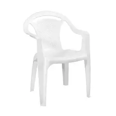 VANYPLAS - Silla Plástico Con Brazo Jazmín Blanco