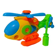 GENERICO - Juguete Helicóptero Desarmable Para Niños Y Niñas