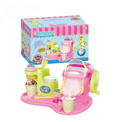 GENERICO - MAQUINA DE HACER HELADO REAL JUGUETE NIÑA INCLUYE ACCESORIOS