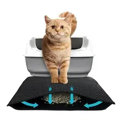 GENERICO - Tapete Recolector Arena Gatos PREMIUM - 6045 CM + Garantía