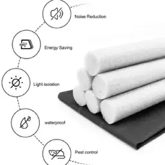 GENERICO - SELLADO DE PUERTA TIRA DE SELLADO DE PUERTA AISLANTE