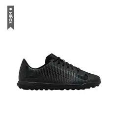 NIKE - Zapatillas Turf Jr Vapor 16 Club Niño-Negro