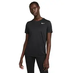 NIKE - Camiseta Dri Fit Rlgd Mujer-Negro