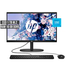 HP - TODO EN UNO INTEL DUAL CORE SSD 1TB RAM 16GB LED 22 FULL HD