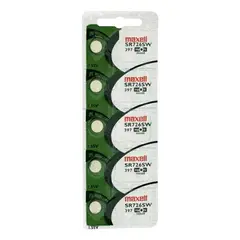 MAXELL - Pila Batería 397 (sr726sw) 1.55v Original Pack X 5