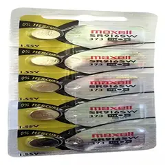 MAXELL - Pila Batería 373 (sr916sw) 1.55v Original Pack X 5