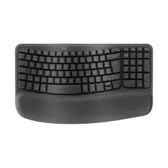 LOGITECH - Teclado Ergonomico Inalambrico Wave Keys Negro