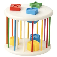 GENERICO - Cubo Sensorial Bebes Clasificador Figuras Geometricas