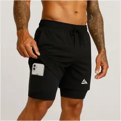 RIPPLE FT - Pantaloneta con Licra Corta Original RIPPLE 3 Bolsillos