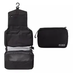 GENERICO - Organizador De Viaje Neceser De viaje Para Aseo Personal Negro