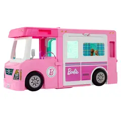 BARBIE - Vehiculo Bus De los Sueños Camper 3 en 1 Juego